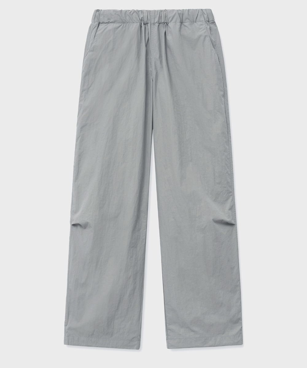 NOUN노운 easy nylon pants (light grey)