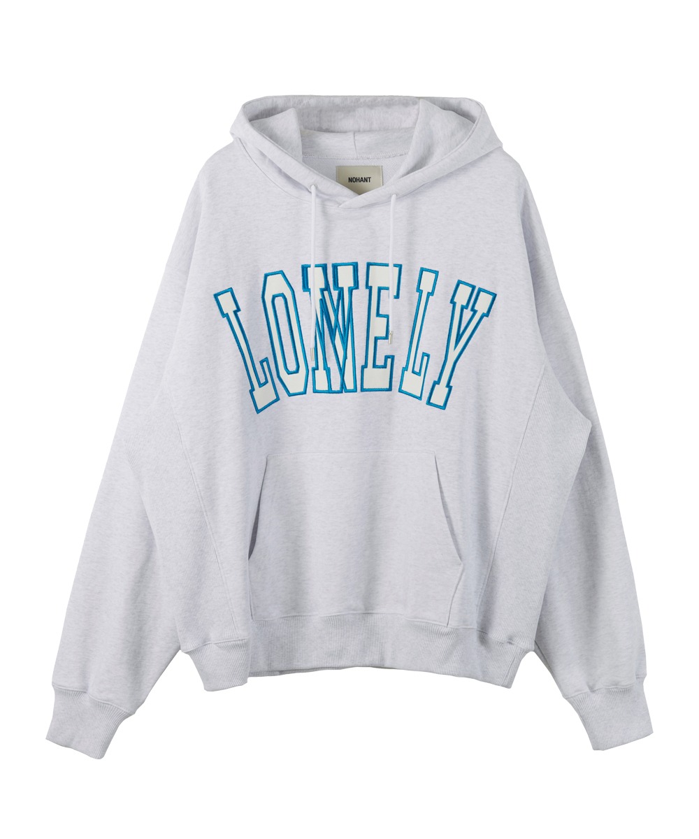 LONELY/LOVELY HOODIE ASH GRAY