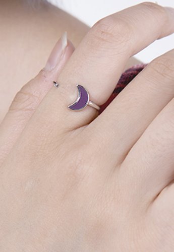 HA-WHA하와 Purple moon ring