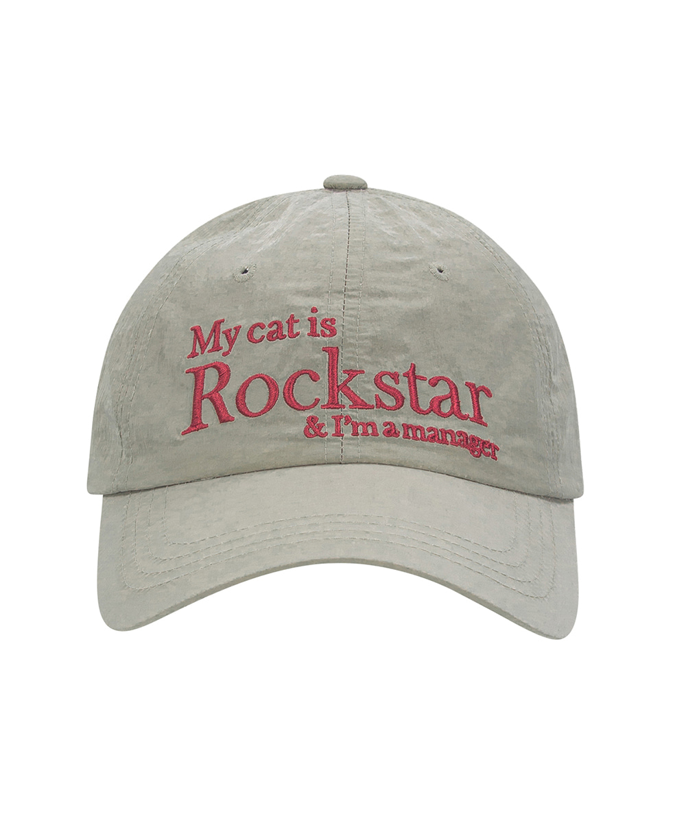JOEGUSH조거쉬 [9월 28일 예약배송] Rockstar cat cap (Beige)