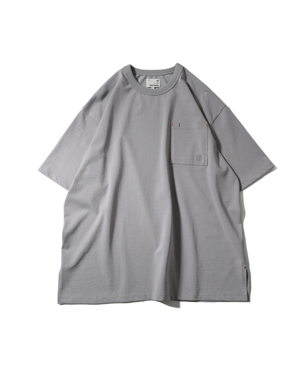 HORLISUN홀리선 Lawrence Short Sleeve Pocket T-shirt Smoke Lavender