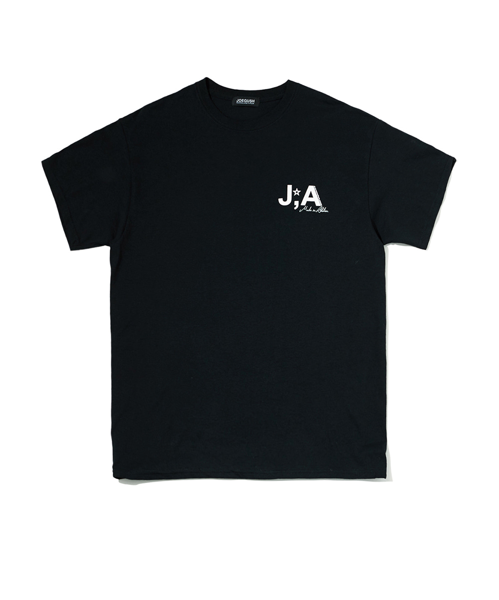 JOEGUSH조거쉬 JA Logo T-shirt (Black)