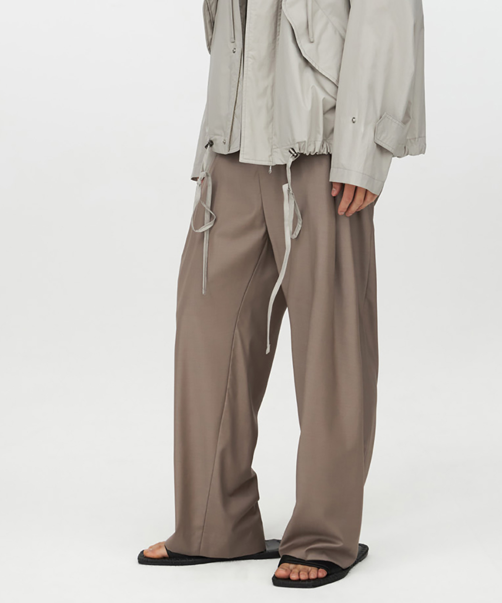 YOUTH유스 SS23 Layered 2-Tuck Pants Lavender