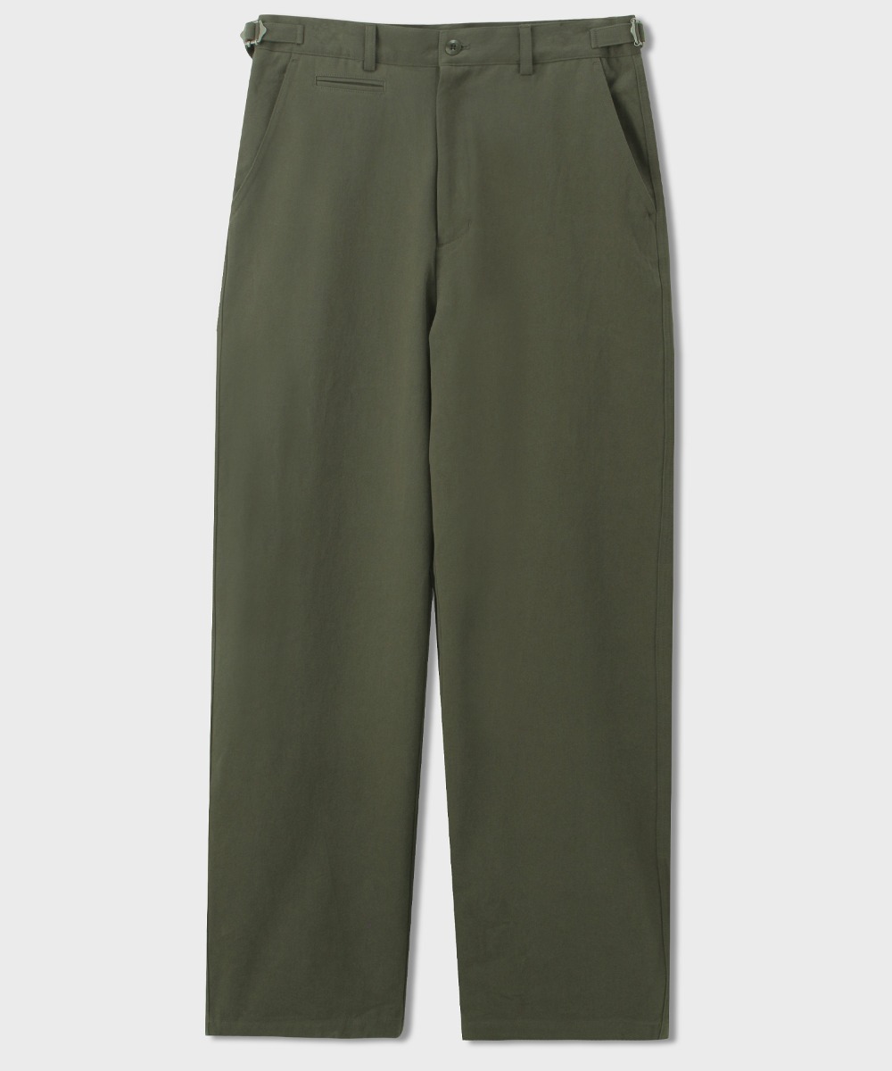 NOUN노운 straight chino pants (khaki)