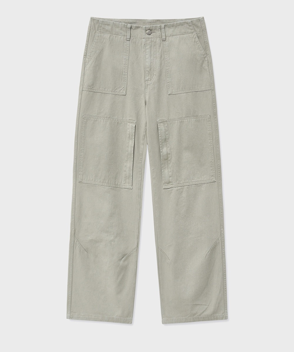 NOUN노운 utility fatigue pants (light grey)_3월27일 예약배송