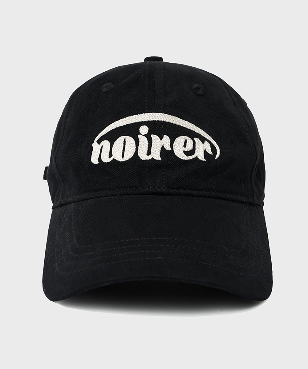 noirer for WOMEN노이어 포 우먼 브러쉬드 아플리케 캡 (블랙)
